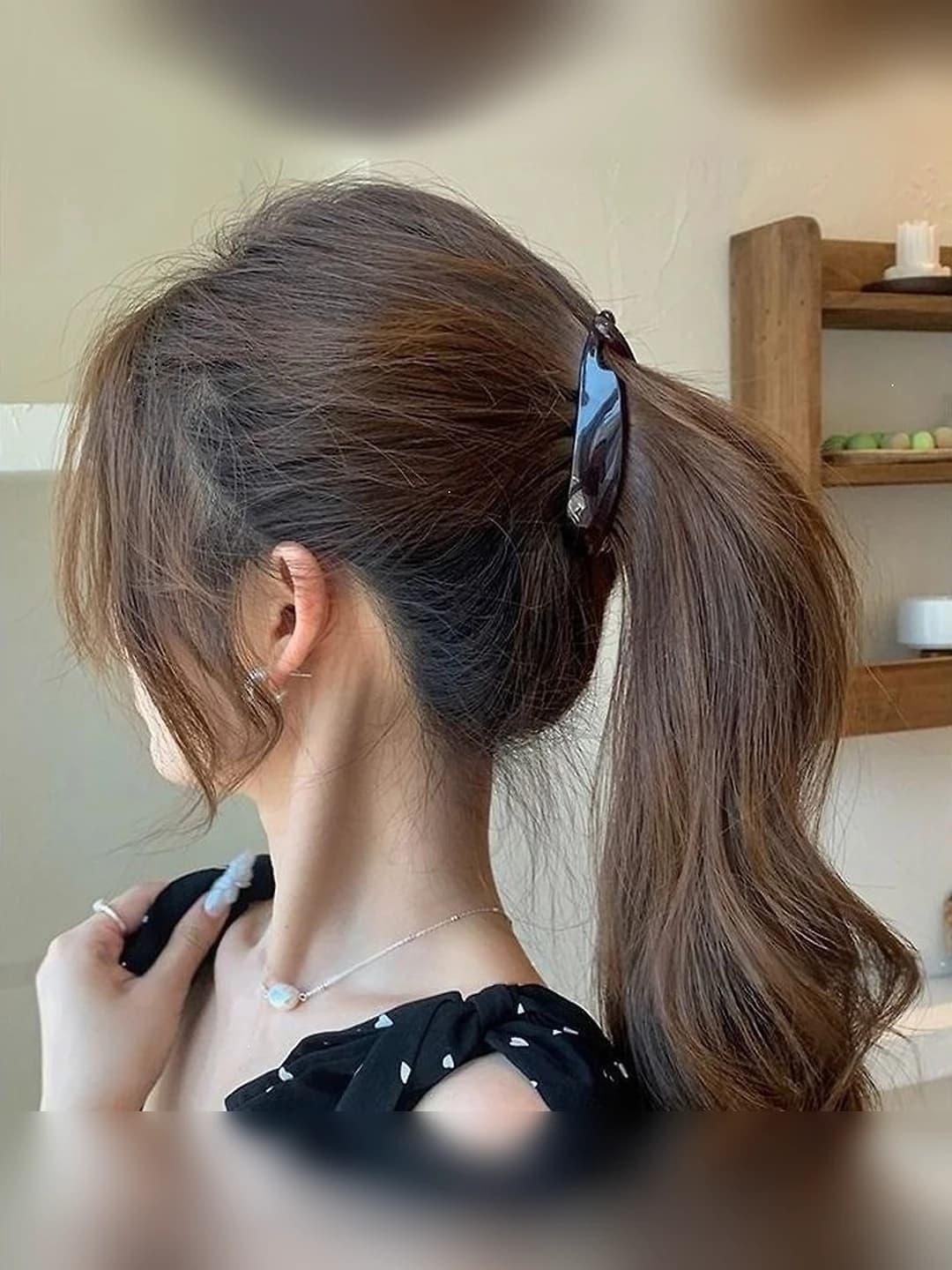 Black, moon clip, ~8 cm