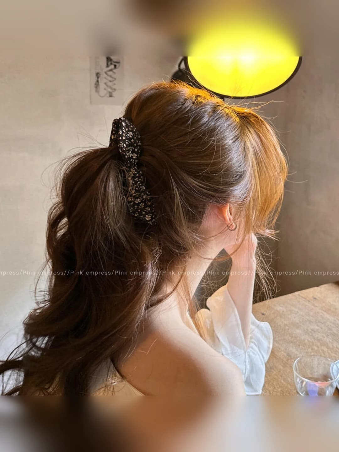 2# Сине-кофейный цветочный, 13.5 см