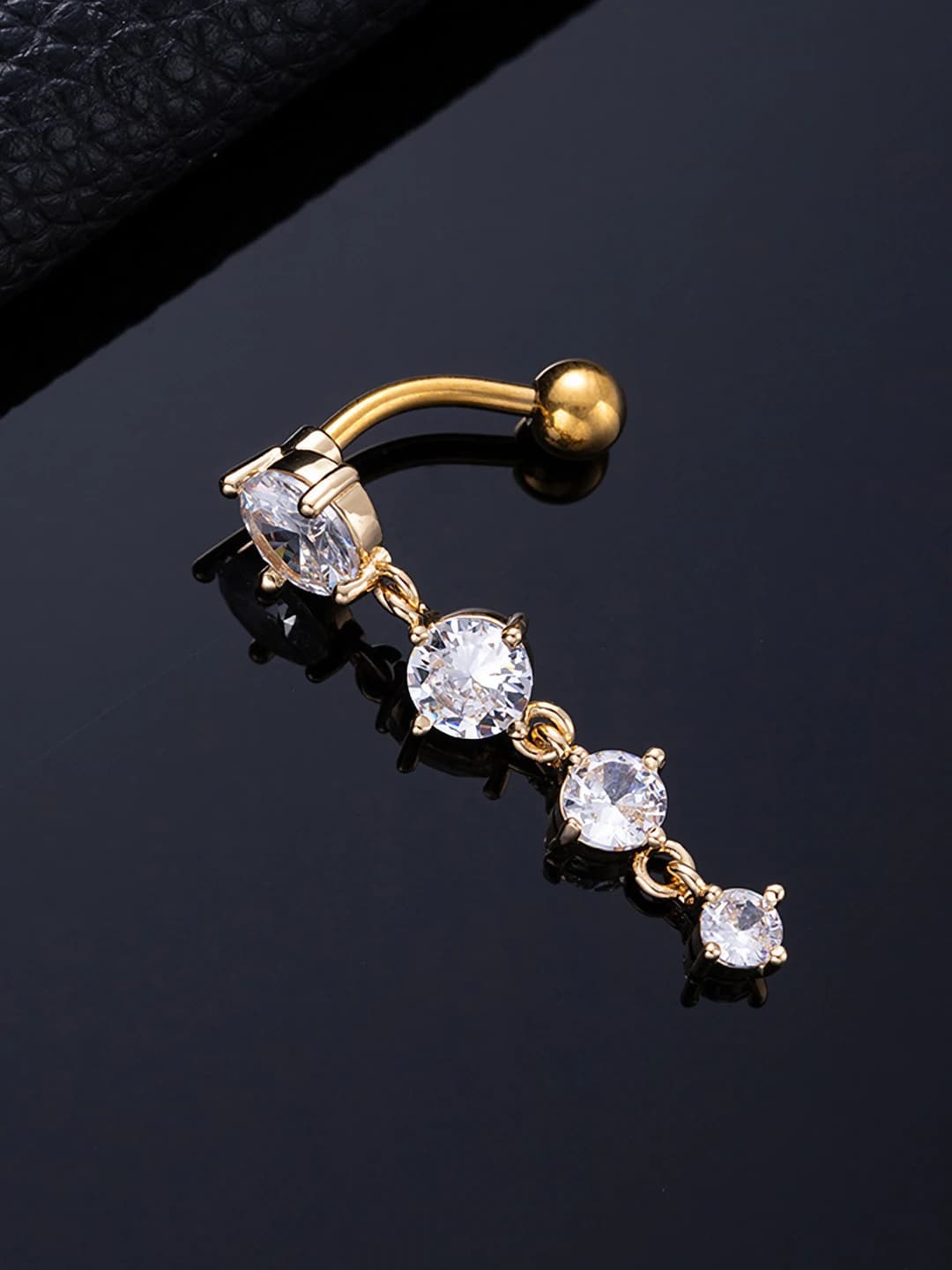 4 zircon, gold