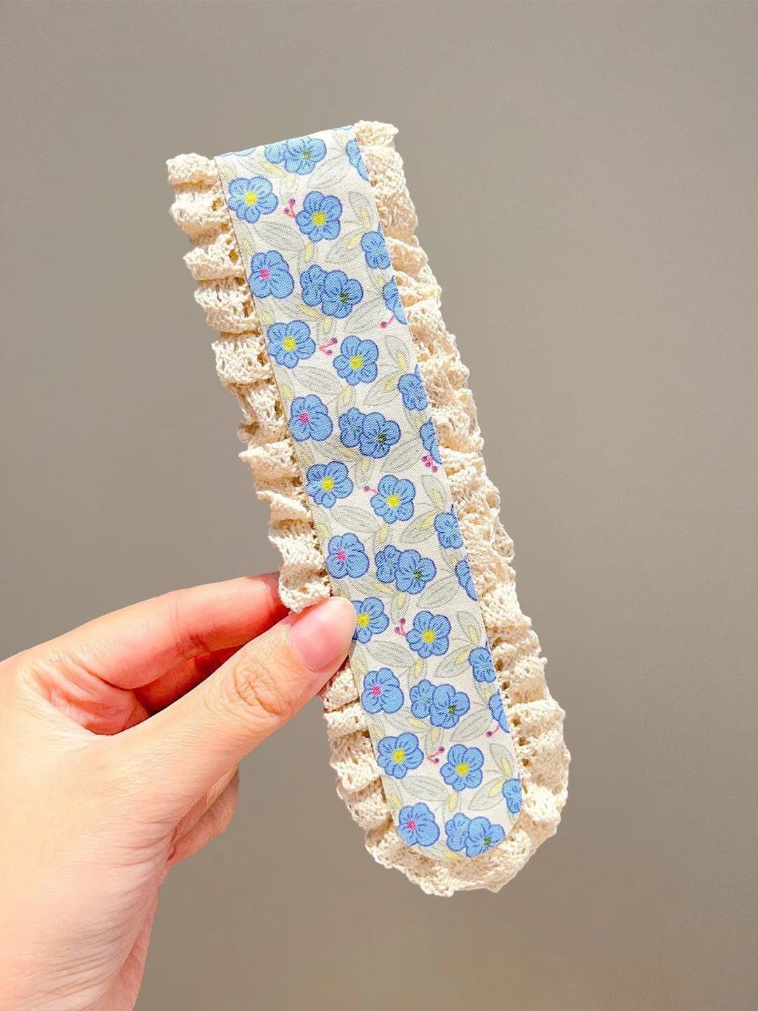 3# Blue floral, 34*5 cm