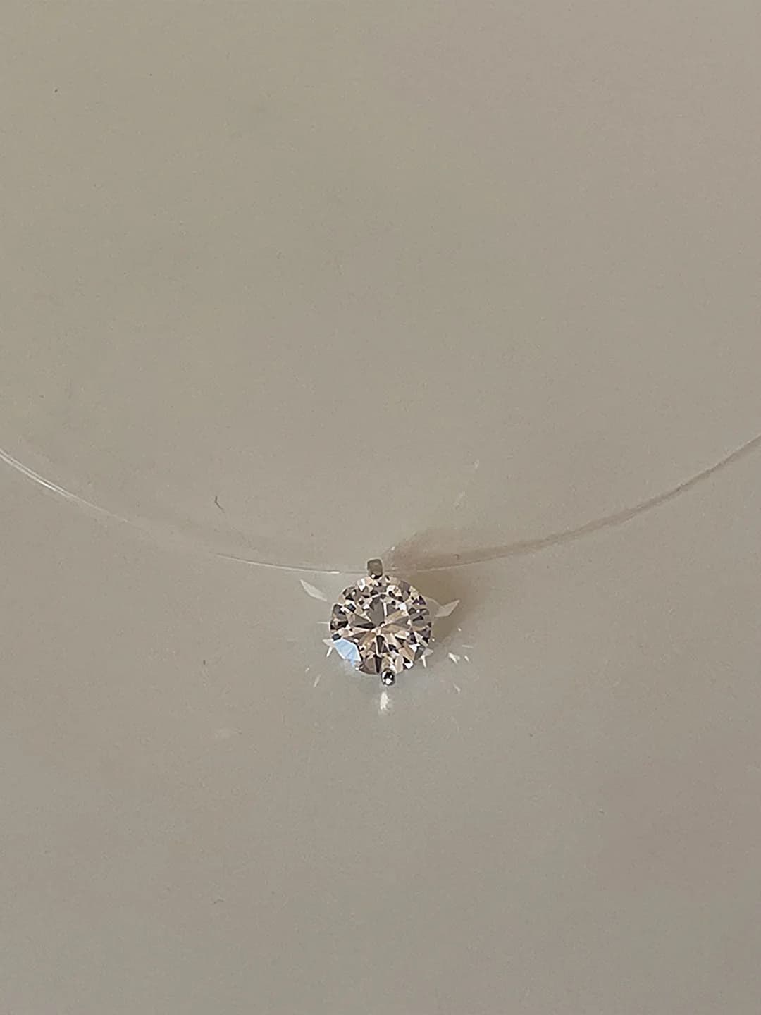Small zircon necklace