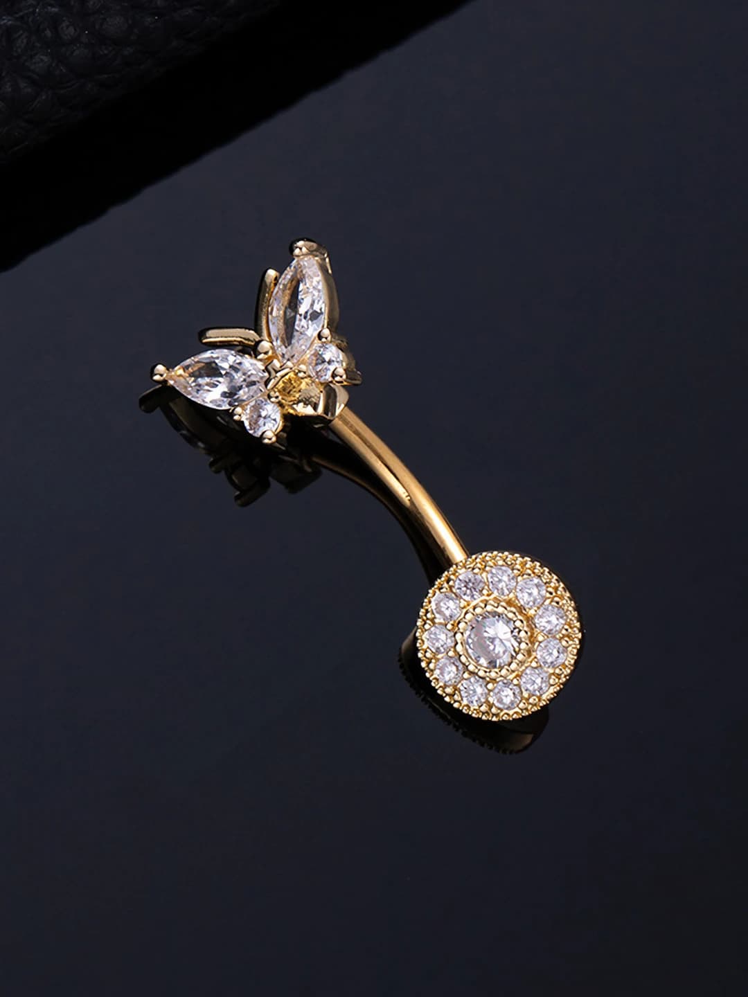 X678-1 Butterfly circle Gold