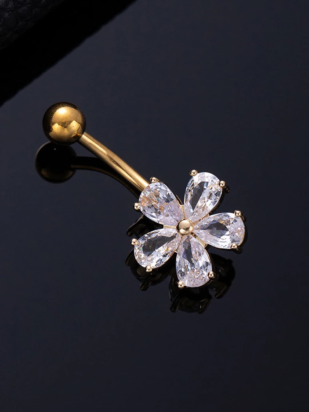 Five-leaf clover - Gold