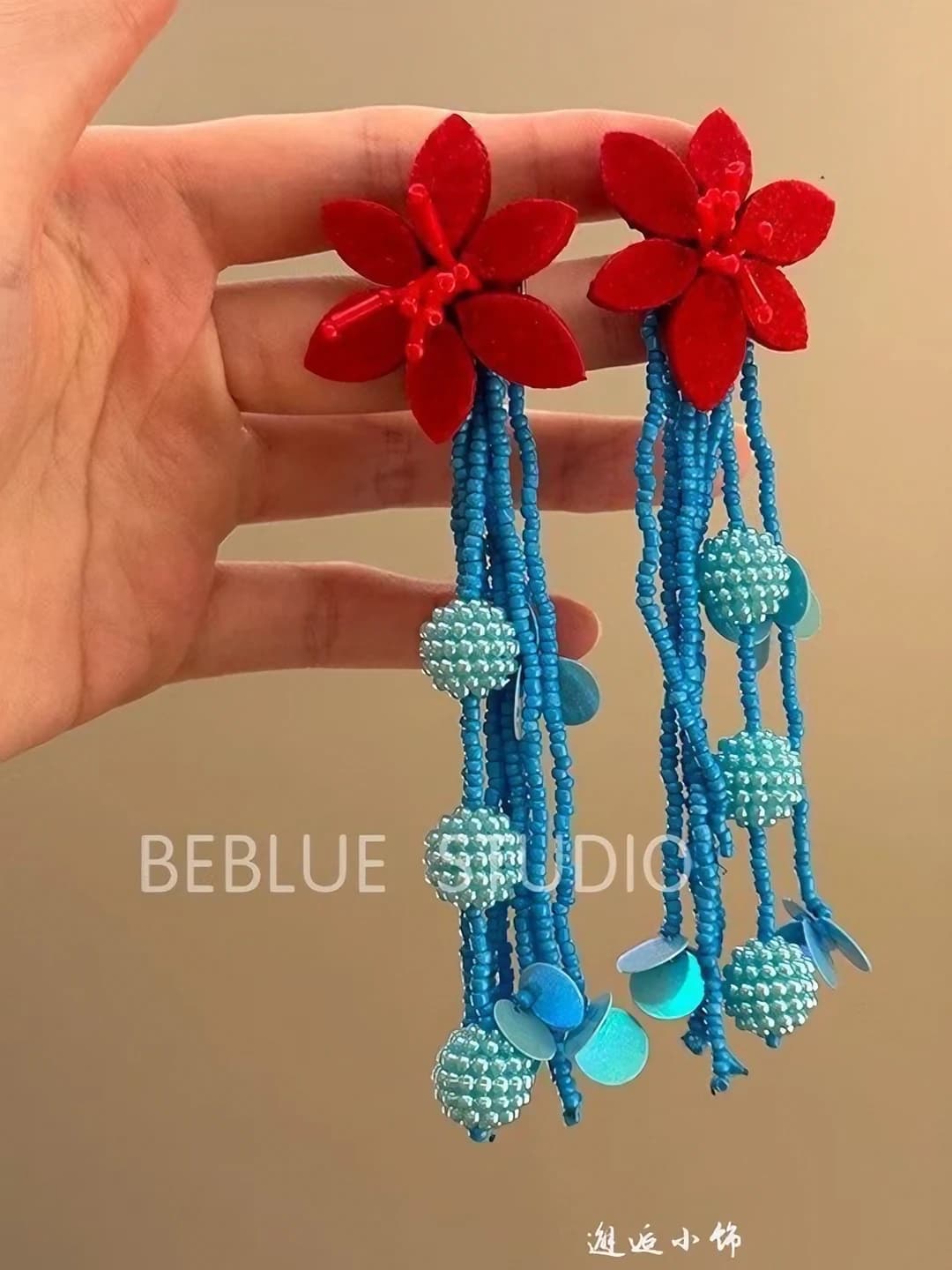 18# Серебряная игла - Красный - Синий