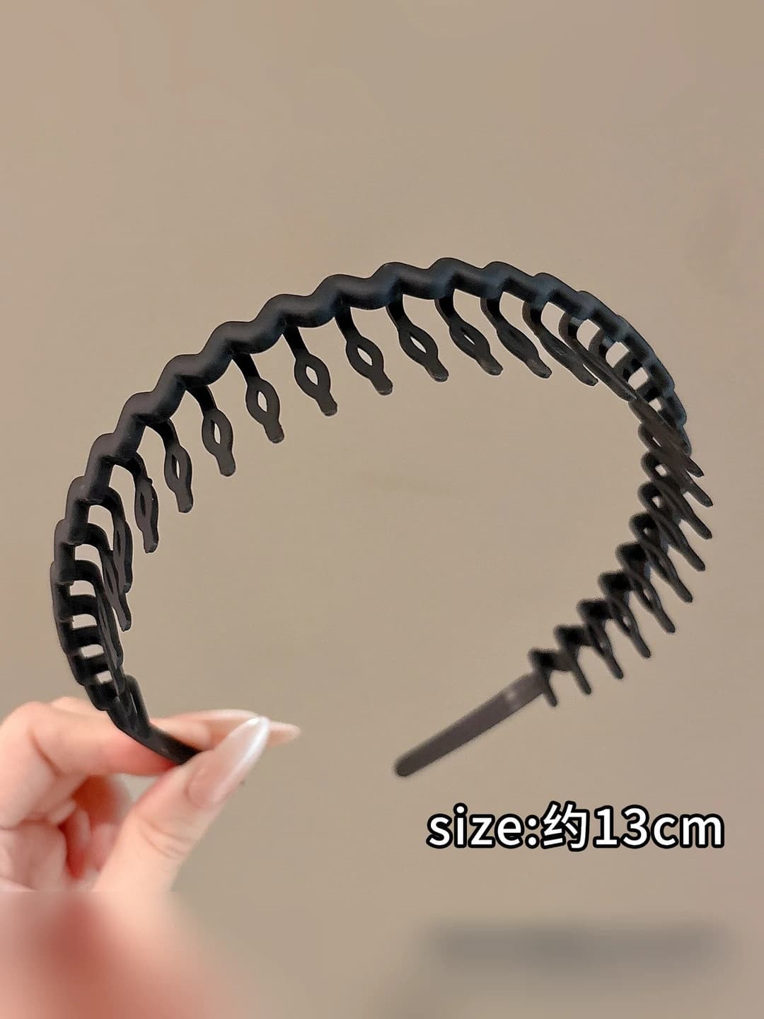 Black wavy