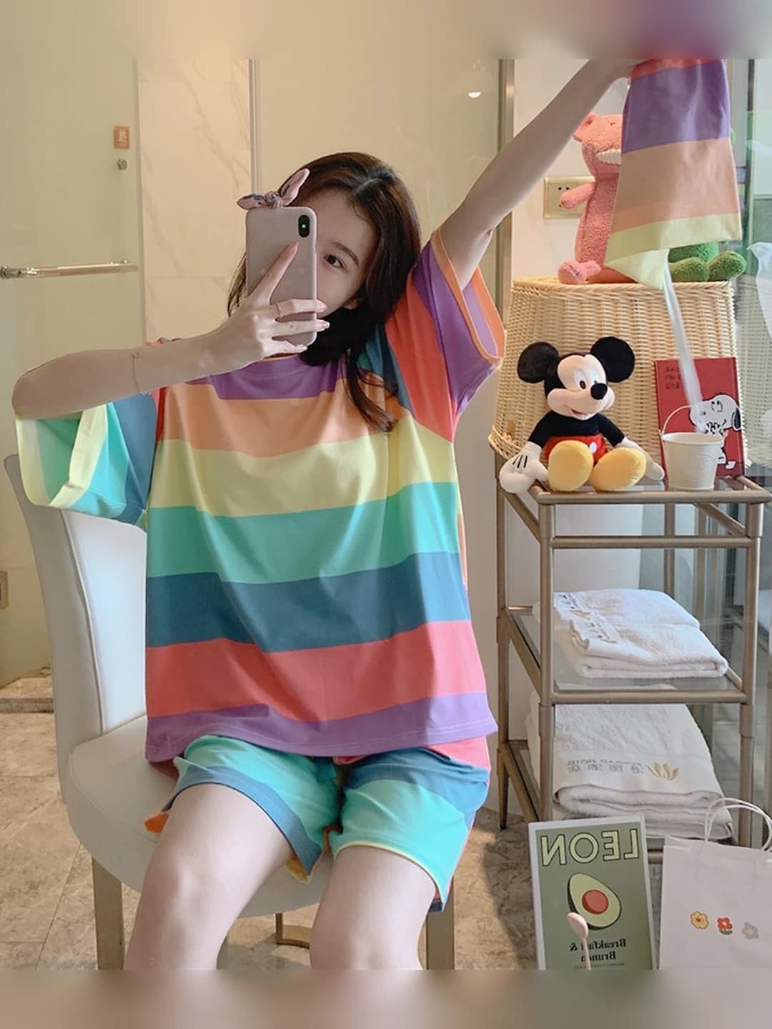 Short - Rainbow stripes