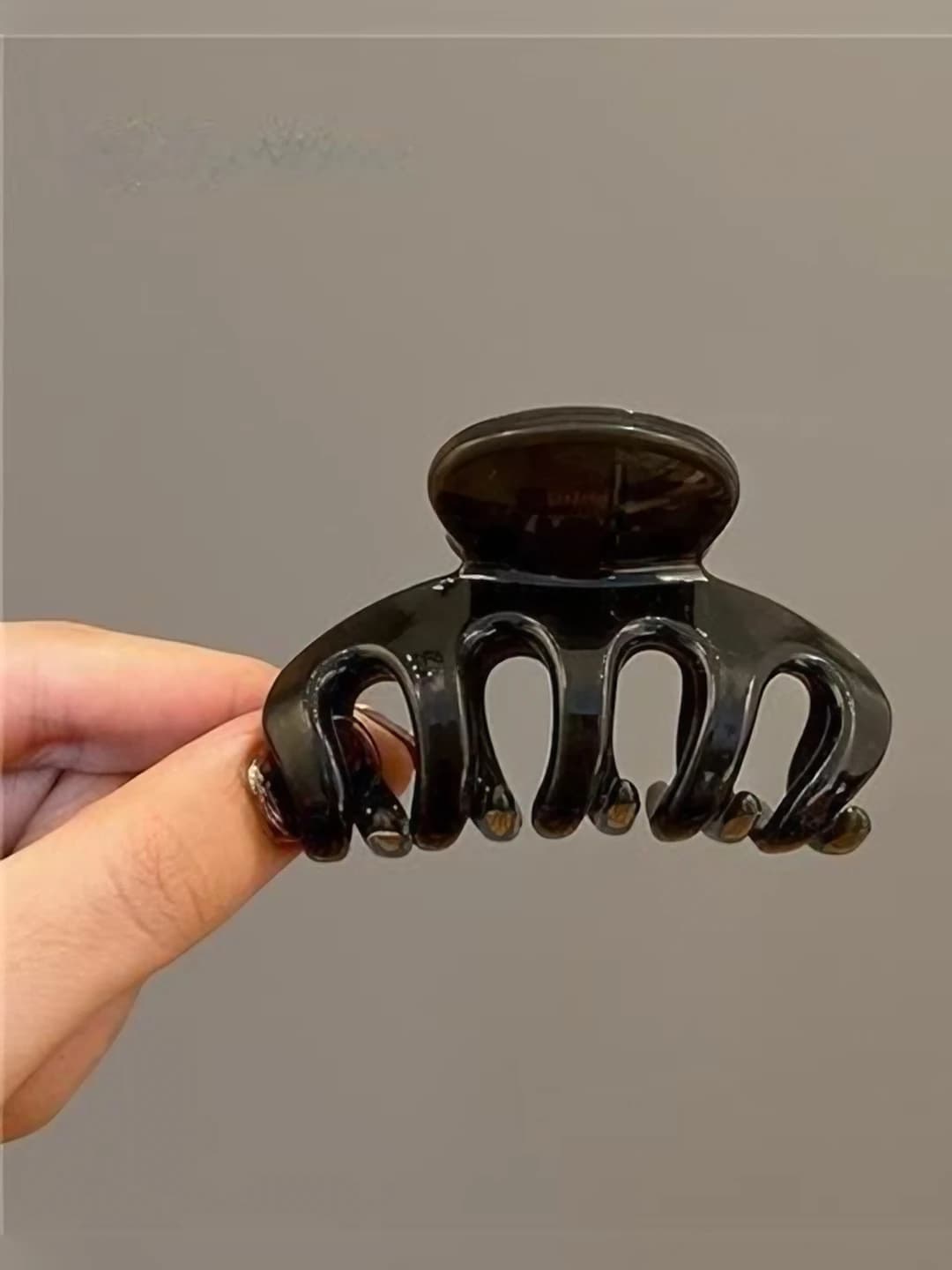 Средний 7cm зажим с зубцами - Чёрный