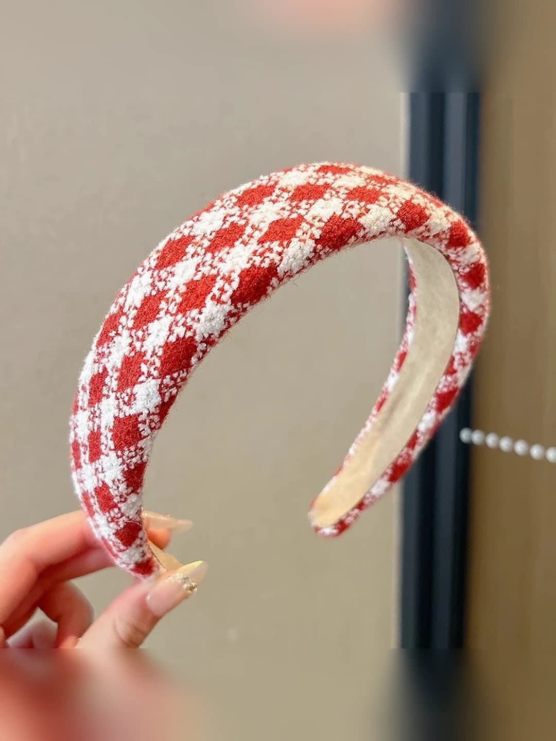 2# Red-white headband
