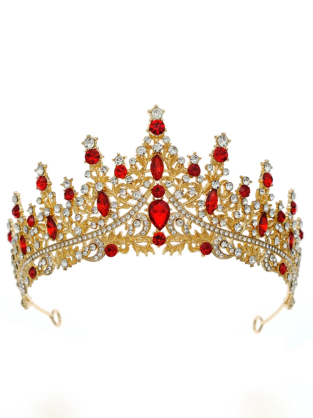 Red, single crown