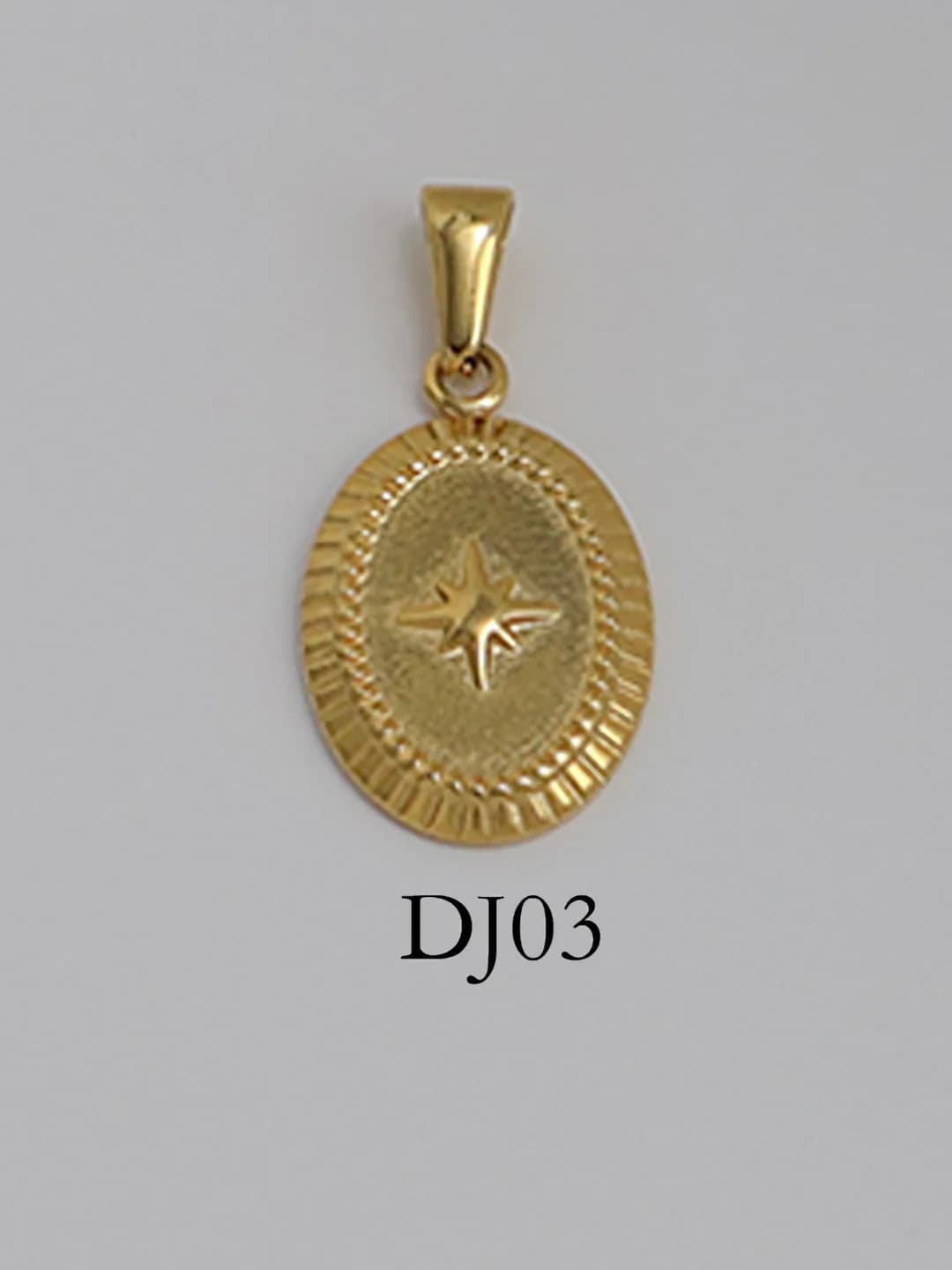 DJ03 - Olti uchli yulduz - Oltin