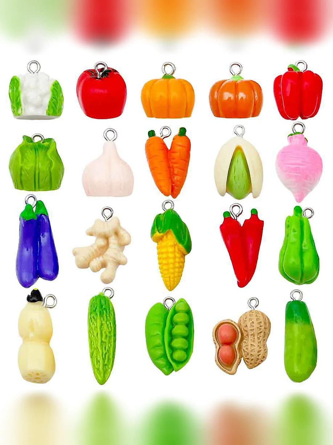 Mixed 20 pc Resin vegetables series