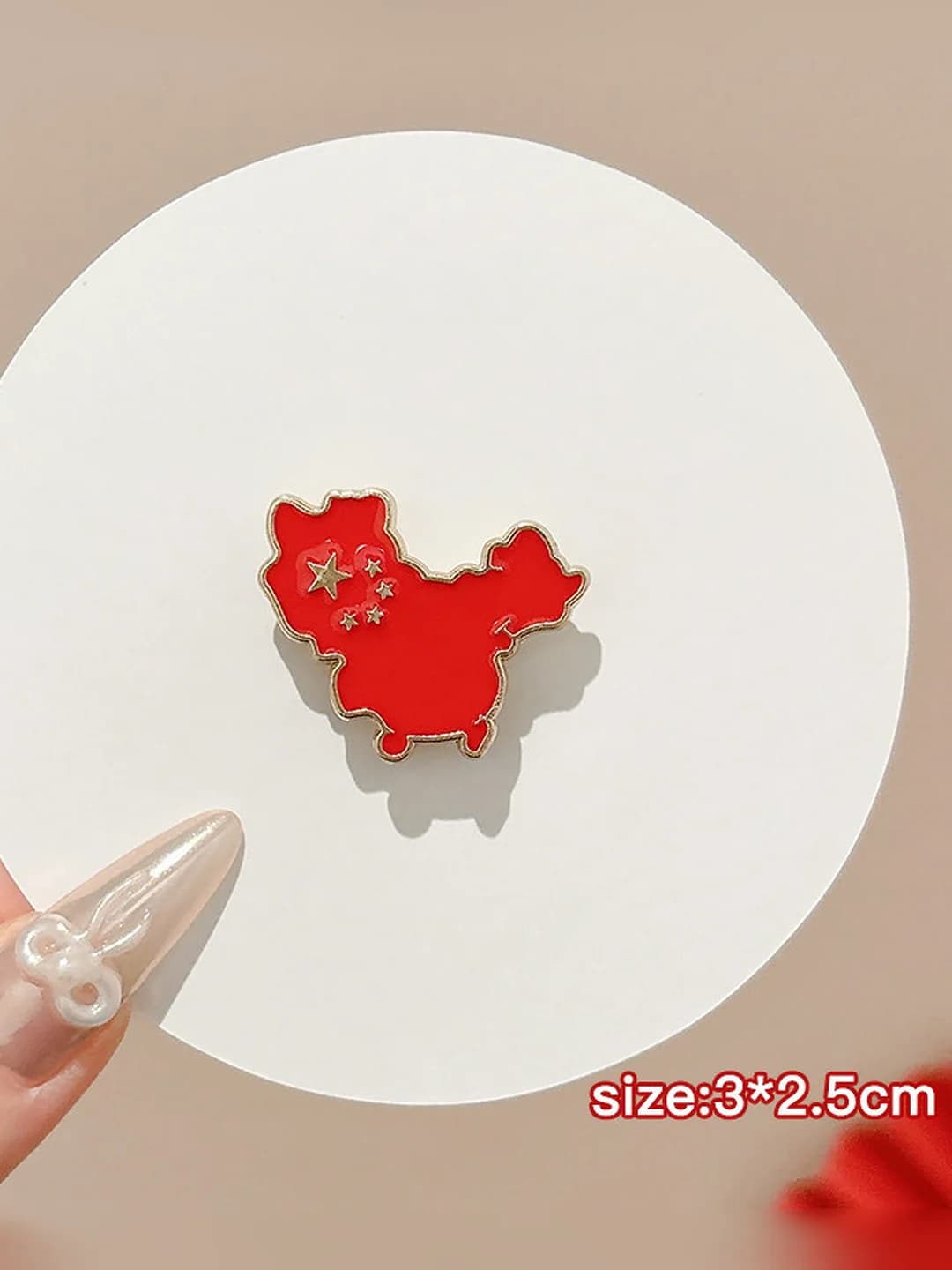 21# Five-star flag, map
