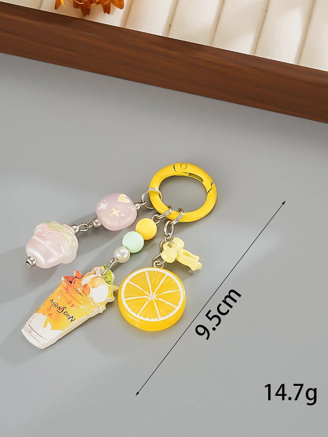 Lemon ice cream pendant