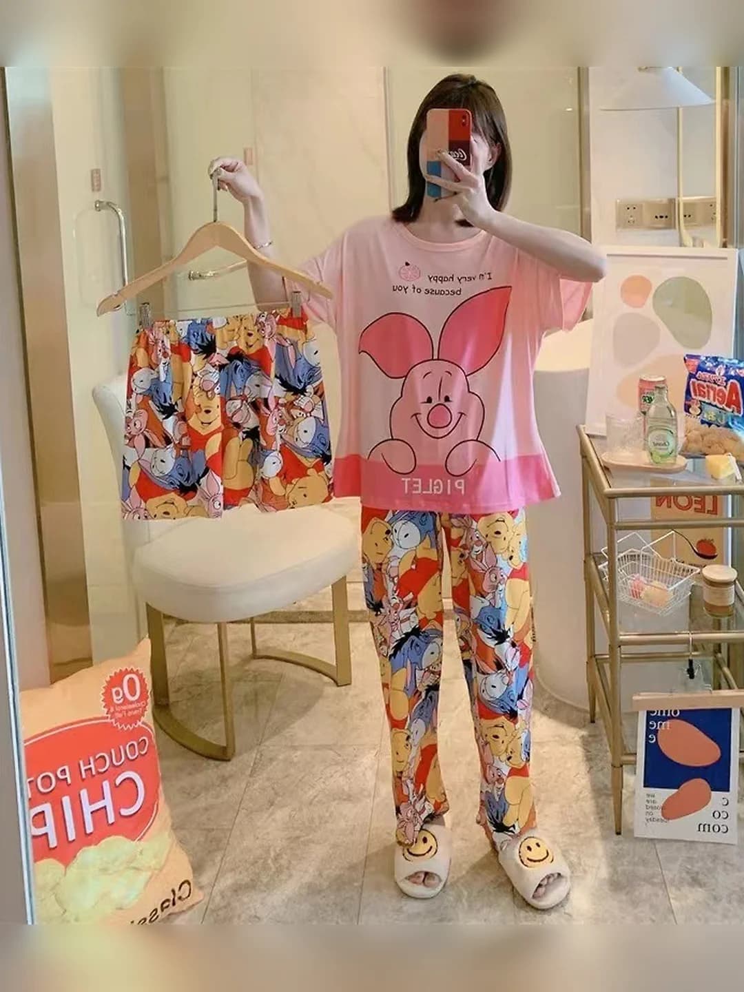 3-piece set - Pink Eeyore